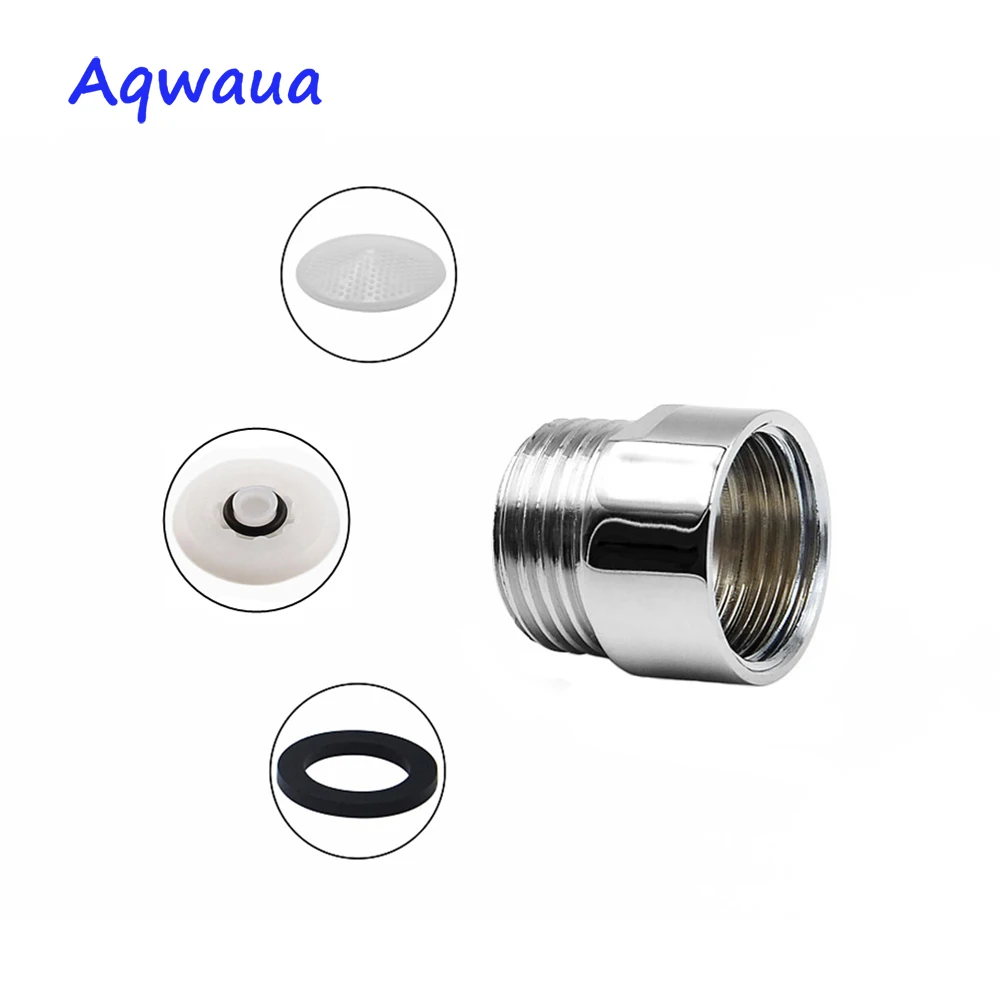 

Aqwaua Bathroom Accessories G1/2" Thread 8L/Min Water Saving Shower Head Aerator Bubbler Spout Filter Faucet Aerator Tap Filter