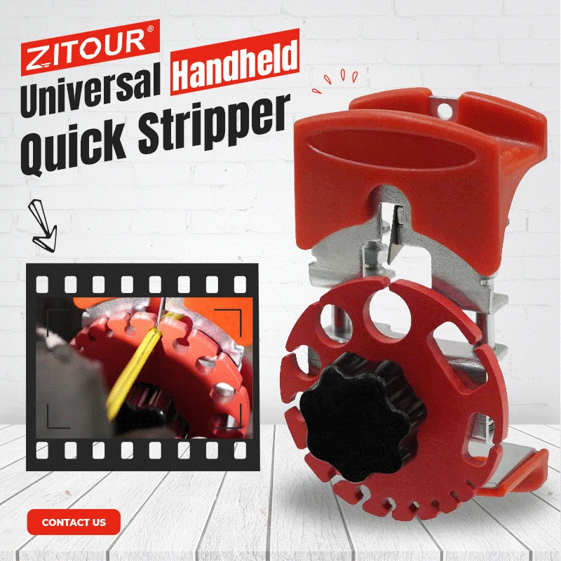 Zitour® Universal Handheld Quick Stripper Electric Wire Demolisher Portable Stripper Multi-Tool Crimping Tools Wire Cable Cutter
Zitour® Universal Handheld Quick Stripper Electric Wire Demolisher Portable Stripper Multi-Tool Crimping Tools Wire Cable Cutter