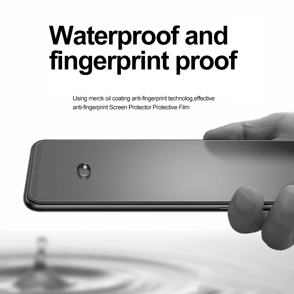 Адаптер 2-в-1 для Xiaomi Poco X3 NFC матовое стекло Pocophone чехол полной защиты из