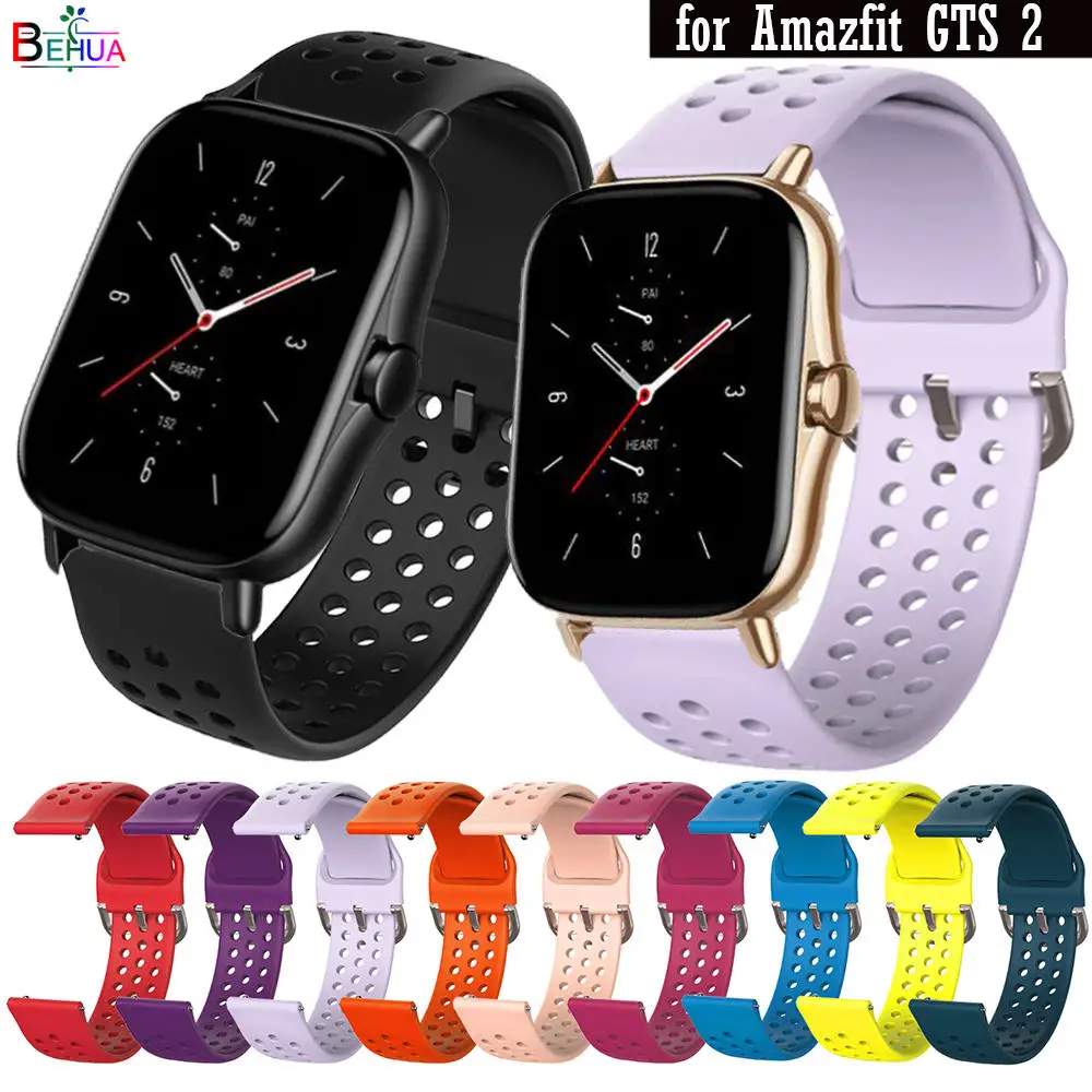 Fashion 20mm soft Silicone WatchBand For Huami Amazfit GTS 2 / Amazfit GTR 42mm Strap Replacement Bracelet WristStrap Wristband 
Fashion 20mm soft Silicone WatchBand For Huami Amazfit GTS 2 / Amazfit GTR 42mm Strap Replacement Bracelet WristStrap Wristband