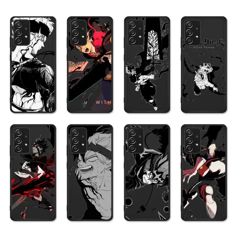 Black Clover Phone Case For Samsung A21 A30 A50 S A22 A31 A32 A40 A41 A42 A51 A52 A70 A71 A72 Silicone Cover
Black Clover Phone Case For Samsung A21 A30 A50 S A22 A31 A32 A40 A41 A42 A51 A52 A70 A71 A72 Silicone Cover