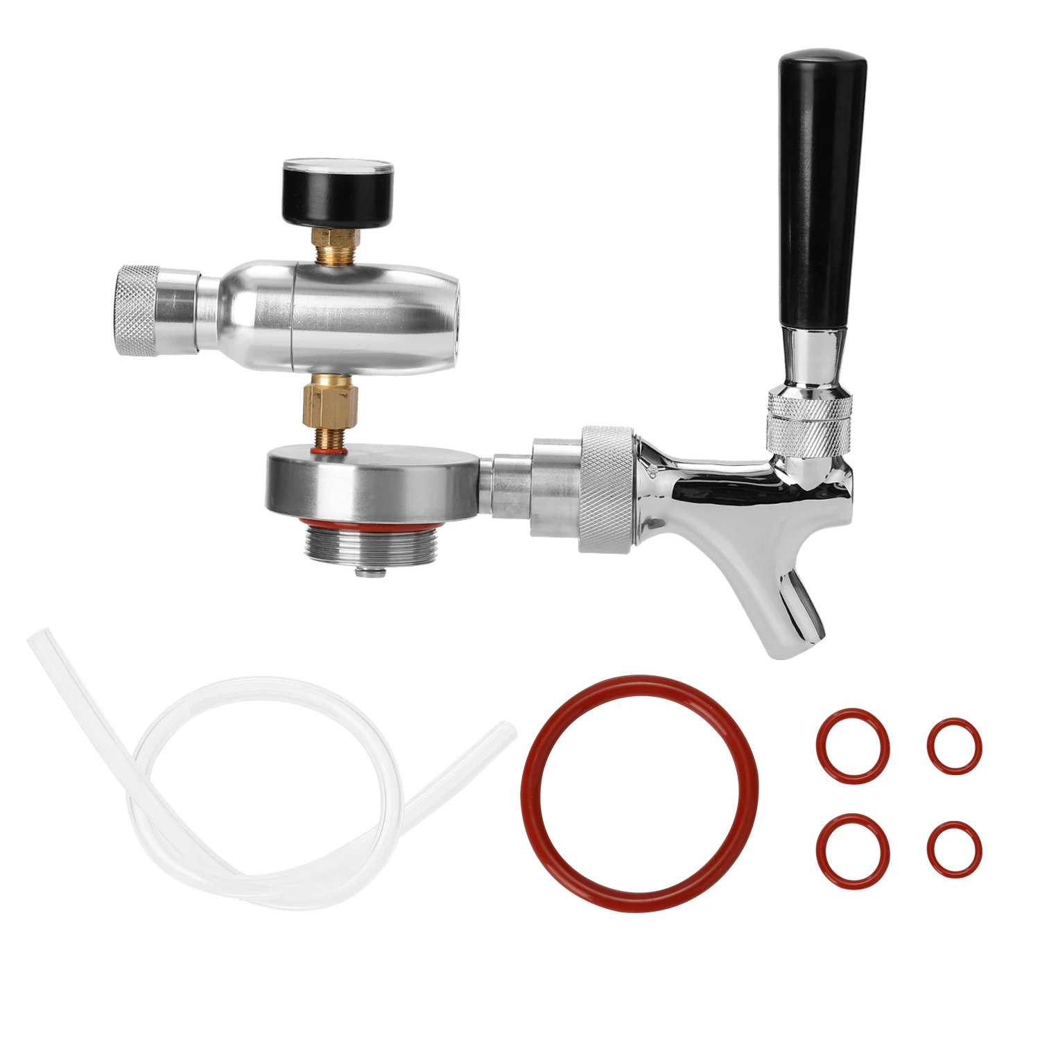 Stainless Steel Mini Beer Spear with Adjustable Tap with CO2 Injector for 2L 3.6L 5L Beer Growler Keg
Stainless Steel Mini Beer Spear with Adjustable Tap with CO2 Injector for 2L 3.6L 5L Beer Growler Keg