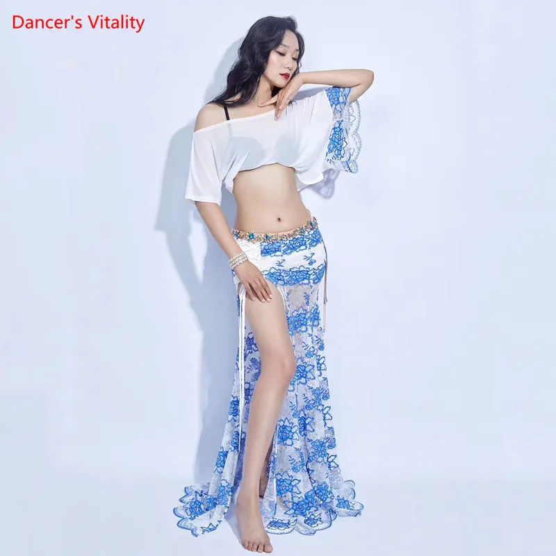 Belly Dance Suit Female Adult Elegant Top Practice Clothes Summer Temperament Long Skirt Performance Clothing Set woman
Belly Dance Suit Female Adult Elegant Top Practice Clothes Summer Temperament Long Skirt Performance Clothing Set woman