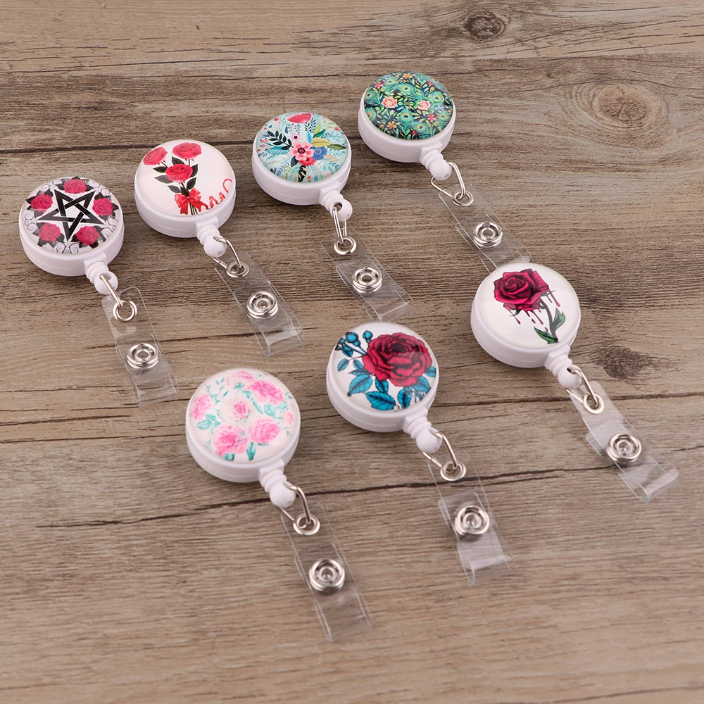 JF795 Rose Cute Cartoon Retractable Badge Reel Students Nurse Exhibition Pull Key ID Name Card Badge Holder School Supplies
JF795 Rose Cute Cartoon Retractable Badge Reel Students Nurse Exhibition Pull Key ID Name Card Badge Holder School Supplies