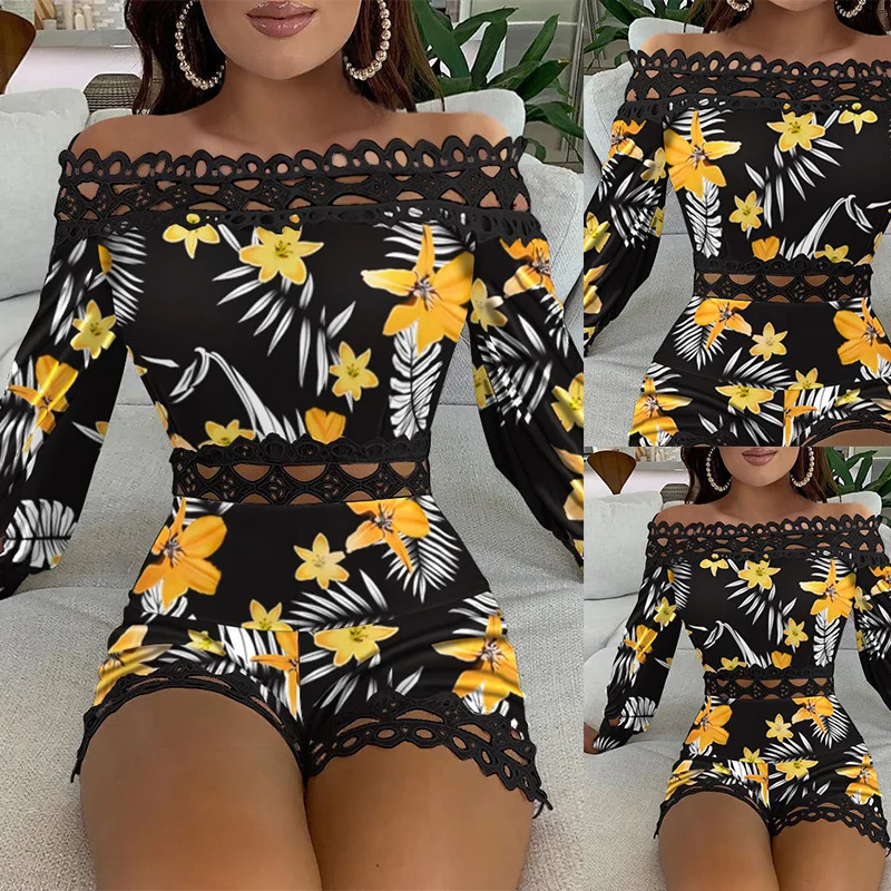 Summer Flower Print Rompers Women Long Sleeve Floral Lace Playsuit Ladies Dress Jumpsuit Shorts Romper
Summer Flower Print Rompers Women Long Sleeve Floral Lace Playsuit Ladies Dress Jumpsuit Shorts Romper