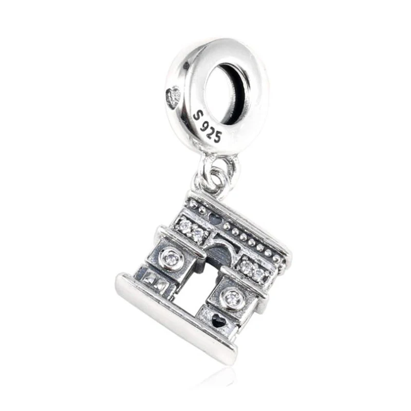 Arc de Triomphe Dangle Charm 100% Real 925 Sterling Silver Triomphe Charms Fit Original Bracelet Diy Jewelry
Arc de Triomphe Dangle Charm 100% Real 925 Sterling Silver Triomphe Charms Fit Original Bracelet Diy Jewelry