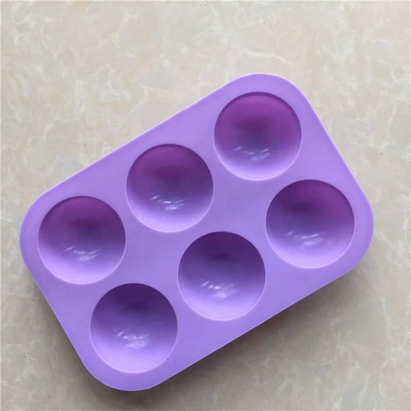 6 Small Semicircular Silica Gel Cake Mold Jelly Mold Incense Candle DIY Cake Decorating Tools Forms for Baking Kitchen Supplies 
6 Small Semicircular Silica Gel Cake Mold Jelly Mold Incense Candle DIY Cake Decorating Tools Forms for Baking Kitchen Supplies
