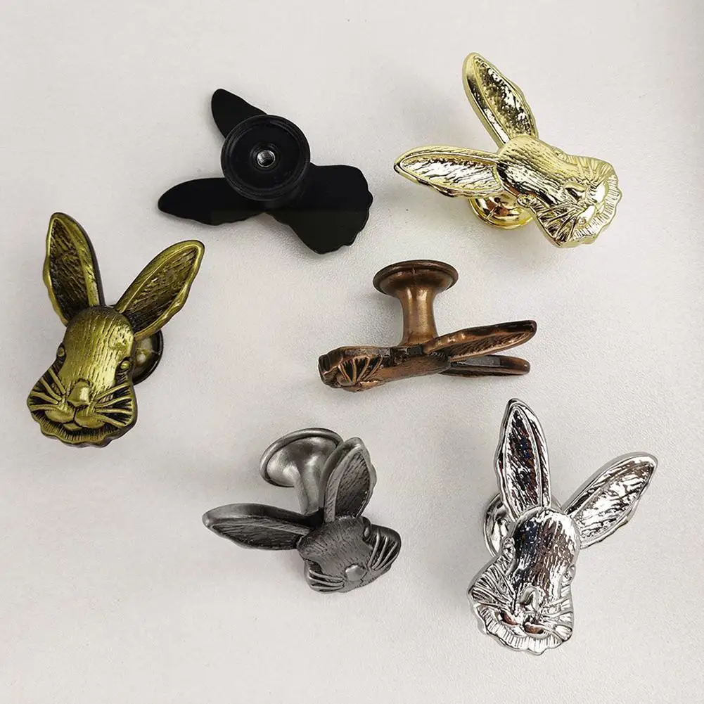 Rabbit Shape Zinc Alloy Furniture Handle Door Knobs Handles For Children' Room 4.9*3.5cm Drawer Handles Home Decoration J9I3
Rabbit Shape Zinc Alloy Furniture Handle Door Knobs Handles For Children' Room 4.9*3.5cm Drawer Handles Home Decoration J9I3