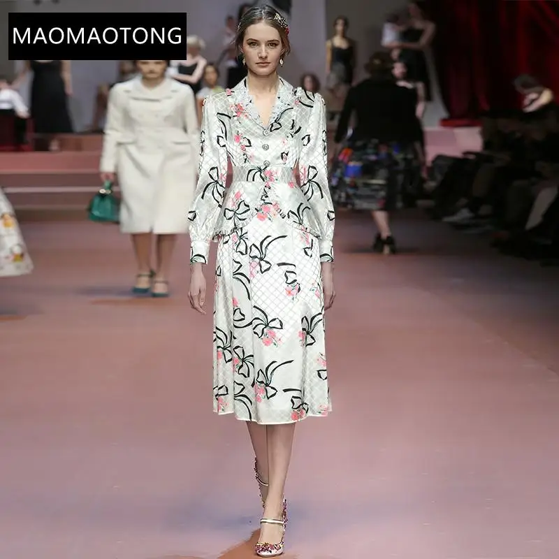 Fashion Designer Dress Autumn Women's Dress Long Sleeve Plaid Printing Ruffles Slim Elegant Dresses
Fashion Designer Dress Autumn Women's Dress Long Sleeve Plaid Printing Ruffles Slim Elegant Dresses