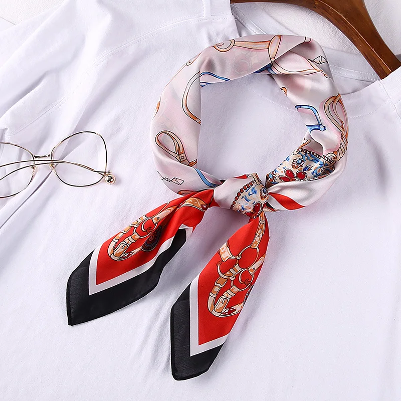 Square Satin Silk Scarf Women Designer Scarves Hijab Neck Head Scarf Shawls and Wraps Hair Skinny Tie Bandana Poncho Foulard
Square Satin Silk Scarf Women Designer Scarves Hijab Neck Head Scarf Shawls and Wraps Hair Skinny Tie Bandana Poncho Foulard