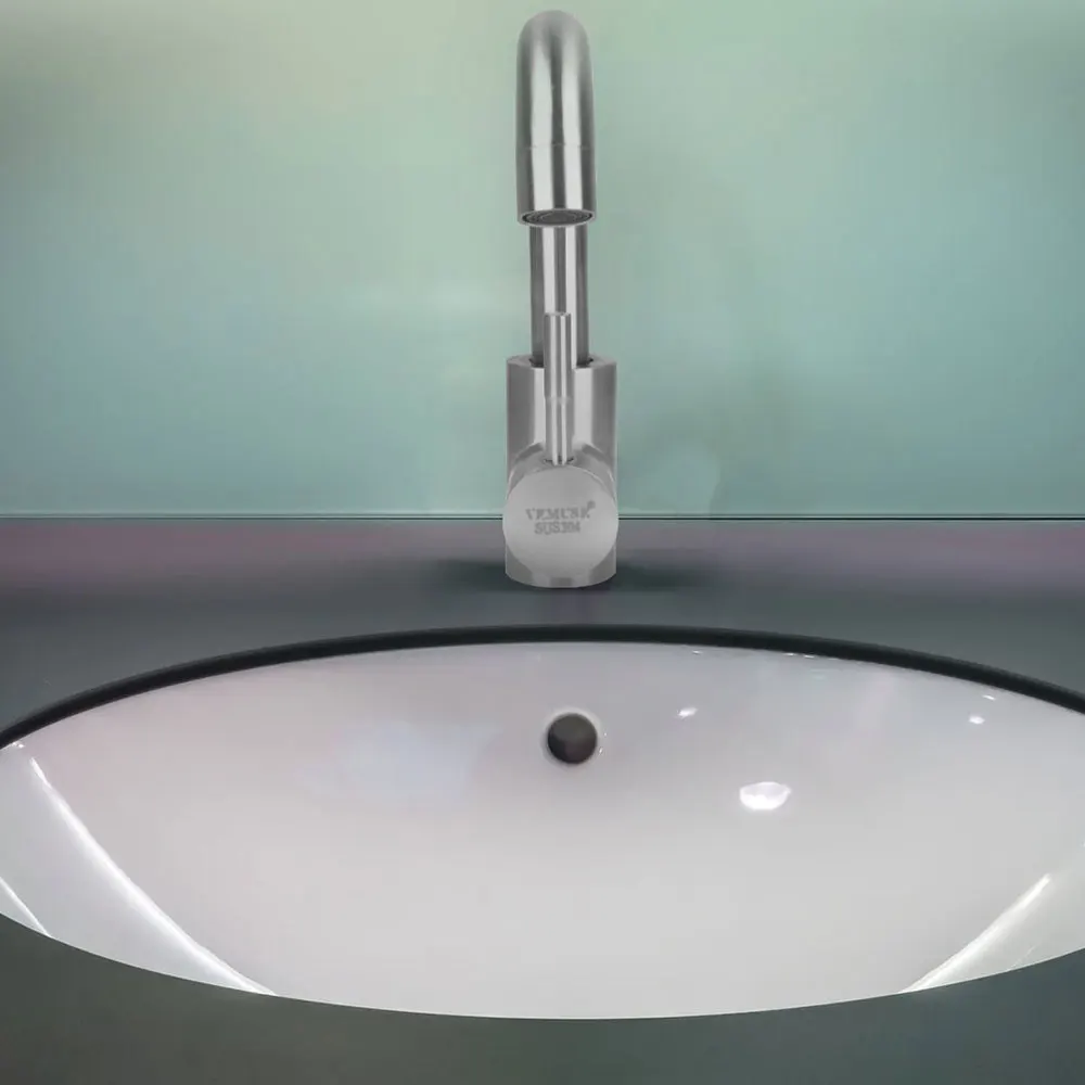 Stainless Steel Metal Durable Water Cold Hot Water for Home Kitchen Bathroom Hotel (Short Style With 
Stainless Steel Metal Durable Water Cold Hot Water for Home Kitchen Bathroom Hotel (Short Style With