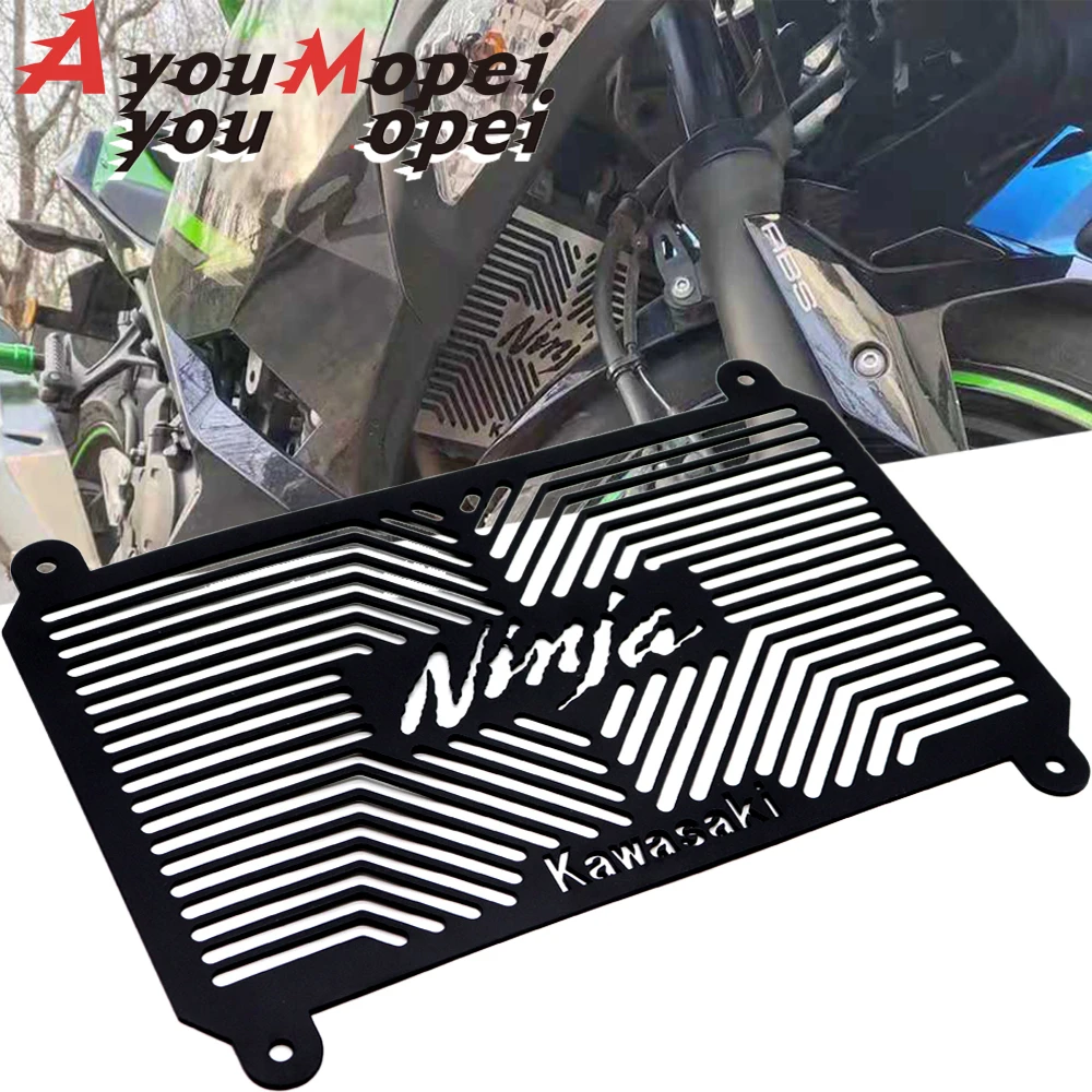

For Kawasaki Ninja 400 Z400 NINJA400 2018 2019 2020 2021 Motorcycle Radiator Protector Guard Grill Cover Cooled Protector Cover