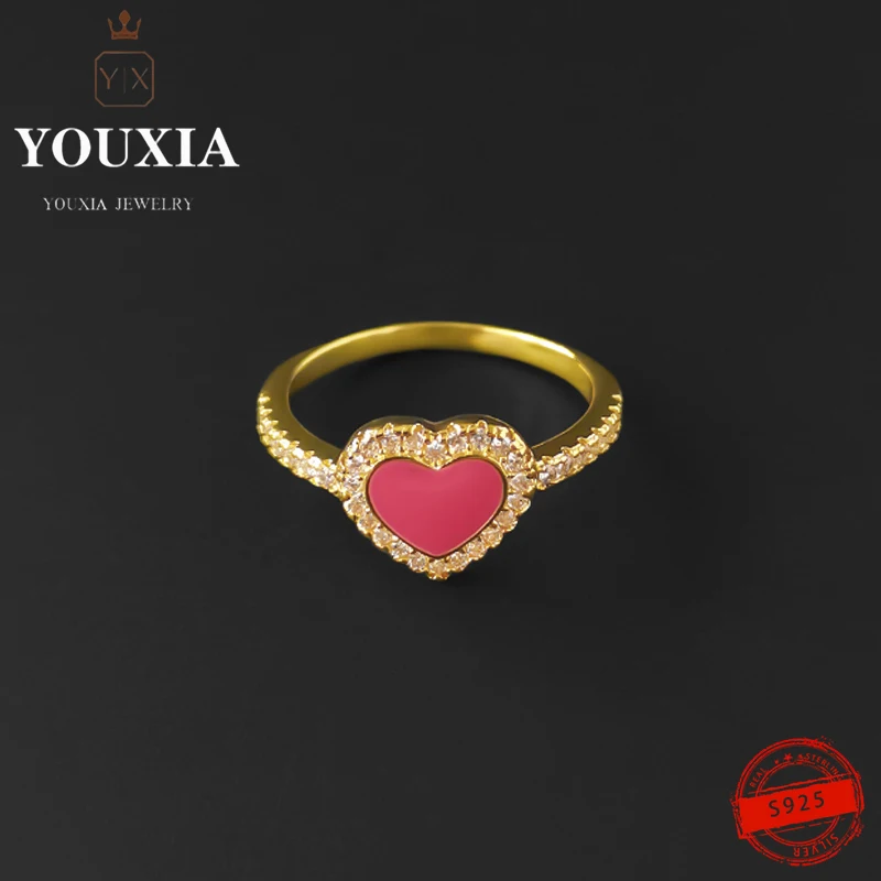 1:1 Custom A Home Fluorescent Series Love Ring 925 Sterling Silver Ring Luxury Diamond Ring Jewelry Fashionable Shiny jewelry
1:1 Custom A Home Fluorescent Series Love Ring 925 Sterling Silver Ring Luxury Diamond Ring Jewelry Fashionable Shiny jewelry