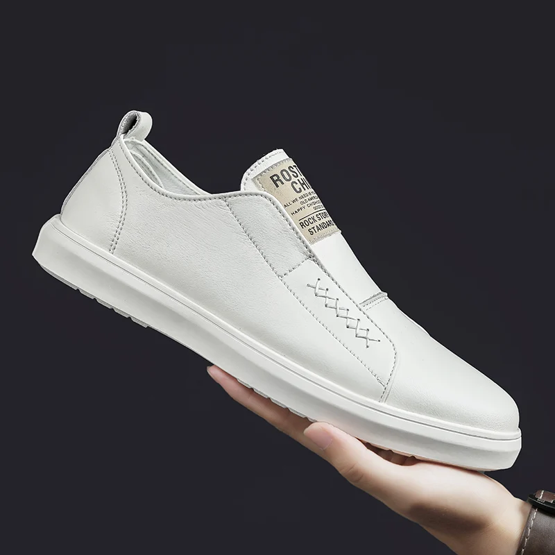 Original Men Leather Shoe White Mens Casual Shoes Comfortable Walking Shoes For Man Hard-Wearing Men Flats Sneakers
Original Men Leather Shoe White Mens Casual Shoes Comfortable Walking Shoes For Man Hard-Wearing Men Flats Sneakers