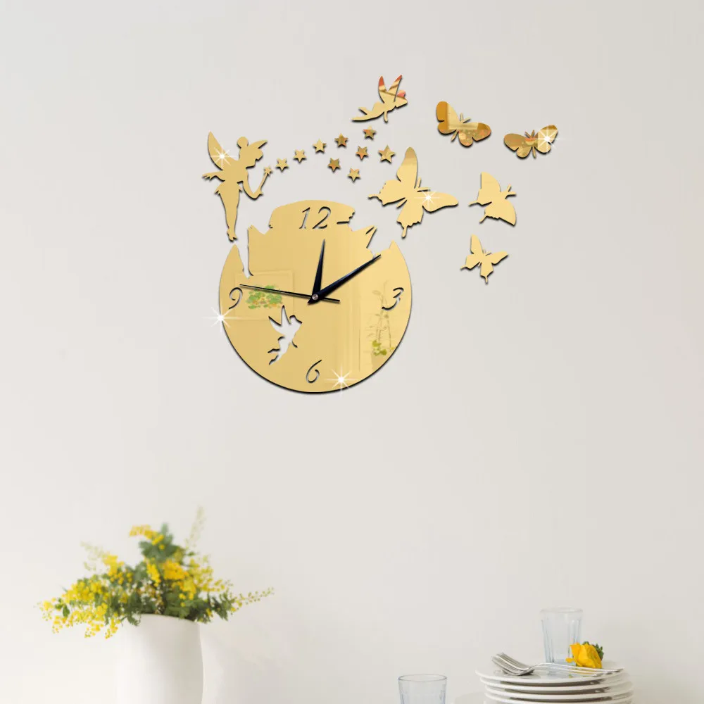 Creative Fairy Tinkerbell Decoration Wall Clock For Home Decoration Festival Party In Stock Drop Shipping
Creative Fairy Tinkerbell Decoration Wall Clock For Home Decoration Festival Party In Stock Drop Shipping