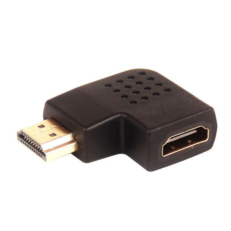 Black Adapter Converters 90 Degree Angle HDMI-compatible Male to Female for 1080P HDTV Cable Adaptor Converter Extender 100pcs
Black Adapter Converters 90 Degree Angle HDMI-compatible Male to Female for 1080P HDTV Cable Adaptor Converter Extender 100pcs