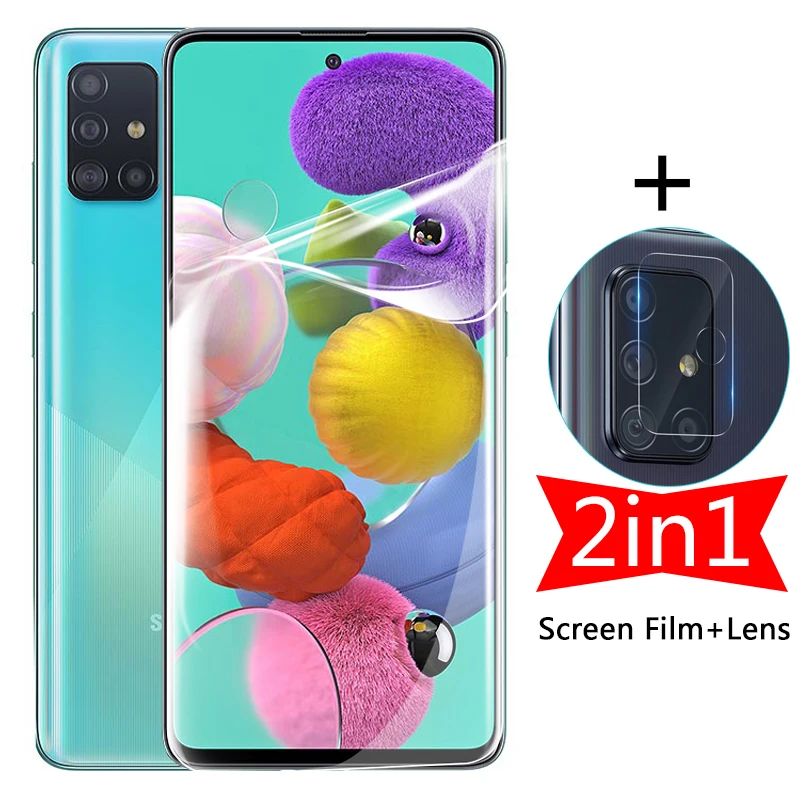 Гидрогелевая пленка для экрана 2 в 1 для Samsung Galaxy A71 A51(5G) 2020/A51 A71 4G 2019, защита объектива камеры, не защитное стекло
Гидрогелевая пленка для экрана 2 в 1 для Samsung Galaxy A71 A51(5G) 2020/A51 A71 4G 2019, защита объектива камеры, не защитное стекло