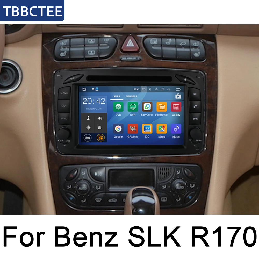 Для Mercedes Benz SLK W1070 1998 ~ 2002 NTG Android автомобильный DVD gps Navi плеер навигация WiFi Bluetooth