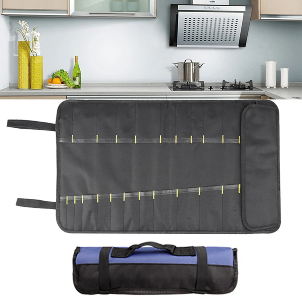 Portable Chef Bag Roll With Handle Kitchen Cutter Tool Storage Carry Case Home Kitchen Dining Bar Accessory
Portable Chef Bag Roll With Handle Kitchen Cutter Tool Storage Carry Case Home Kitchen Dining Bar Accessory