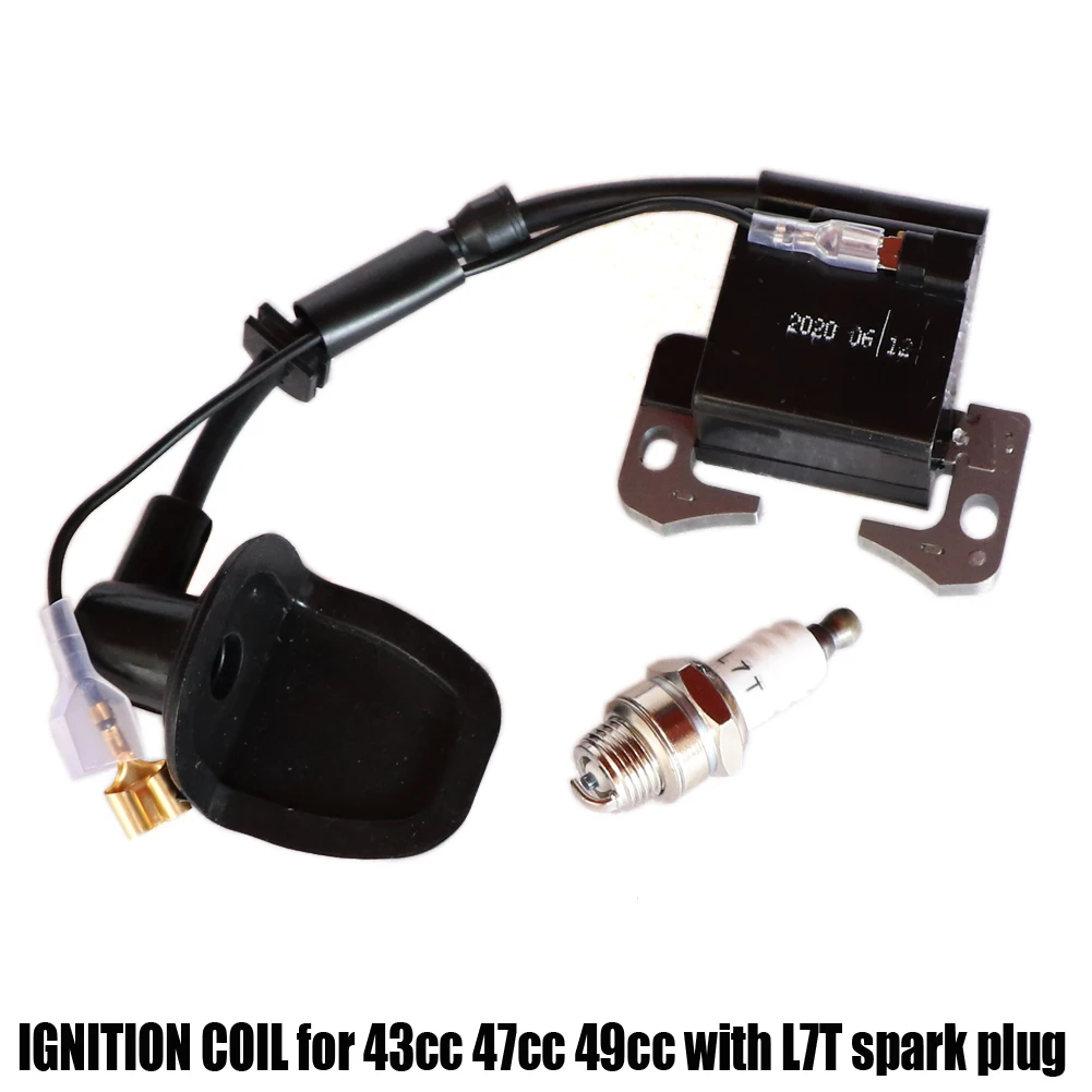 Ignition Coil for 43cc 47cc 49cc Mini Quad Pocket Dirt Bike ATV 2-Stroke Engine Part with L7T Spark Plug Good Quality
Ignition Coil for 43cc 47cc 49cc Mini Quad Pocket Dirt Bike ATV 2-Stroke Engine Part with L7T Spark Plug Good Quality