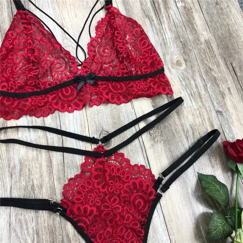 Women's Sexy Lingerie Nightwear Sexy Bra And Panties Set Quality Lace Lingerie Set Babydoll Lingerie Sexy Hot Erotic Underwear 
Women's Sexy Lingerie Nightwear Sexy Bra And Panties Set Quality Lace Lingerie Set Babydoll Lingerie Sexy Hot Erotic Underwear
