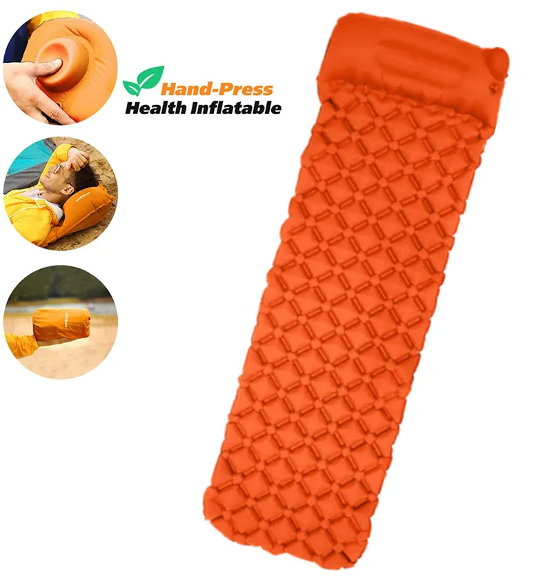 Camping Inflatable Sleeping Pad Built-in Pump Ultra Light Picnic Hiking Air Cushion Office Supplies Jungle Adventure Accessories
Camping Inflatable Sleeping Pad Built-in Pump Ultra Light Picnic Hiking Air Cushion Office Supplies Jungle Adventure Accessories