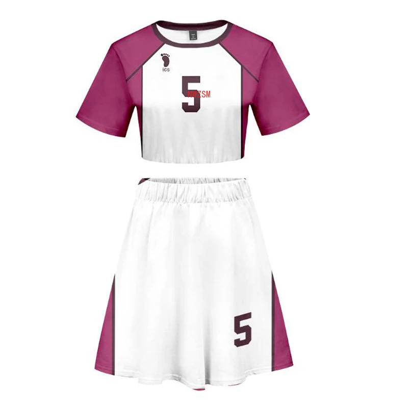 Anime Haikyuu Cosplay Costume Shiratorizawa Academy Ushijima Wakatoshi Tendo Satori Sexy 2 Piece Set Women Skirt and Top Outfits
Anime Haikyuu Cosplay Costume Shiratorizawa Academy Ushijima Wakatoshi Tendo Satori Sexy 2 Piece Set Women Skirt and Top Outfits