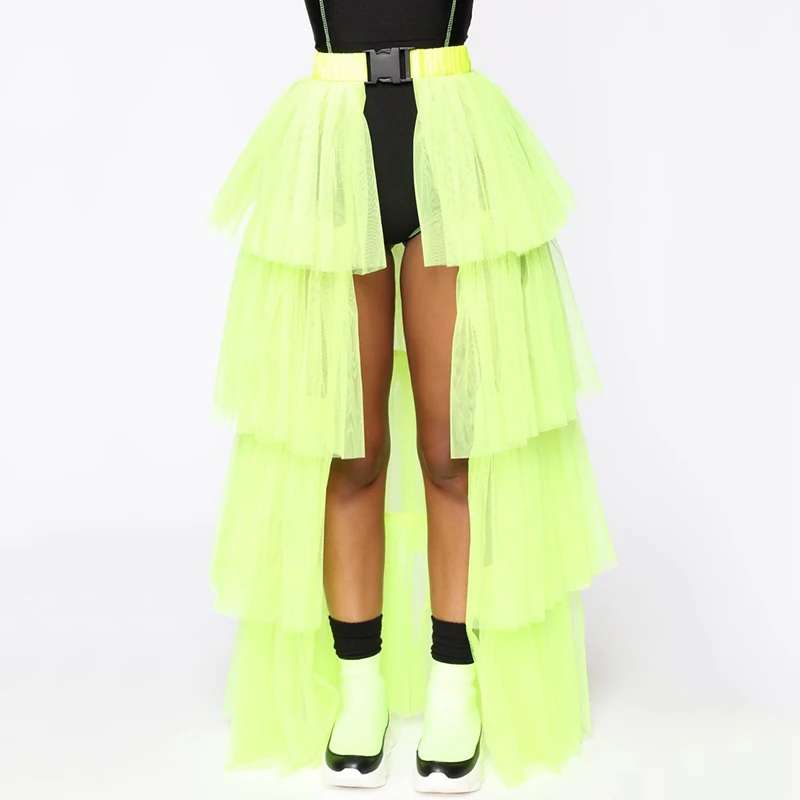 Multilayer Long Skirt Women Solid Mesh Buckle Strap Layer Skirt Summer Fashion Patchwork Party Clubwear See Through Jupe Femme
Multilayer Long Skirt Women Solid Mesh Buckle Strap Layer Skirt Summer Fashion Patchwork Party Clubwear See Through Jupe Femme
