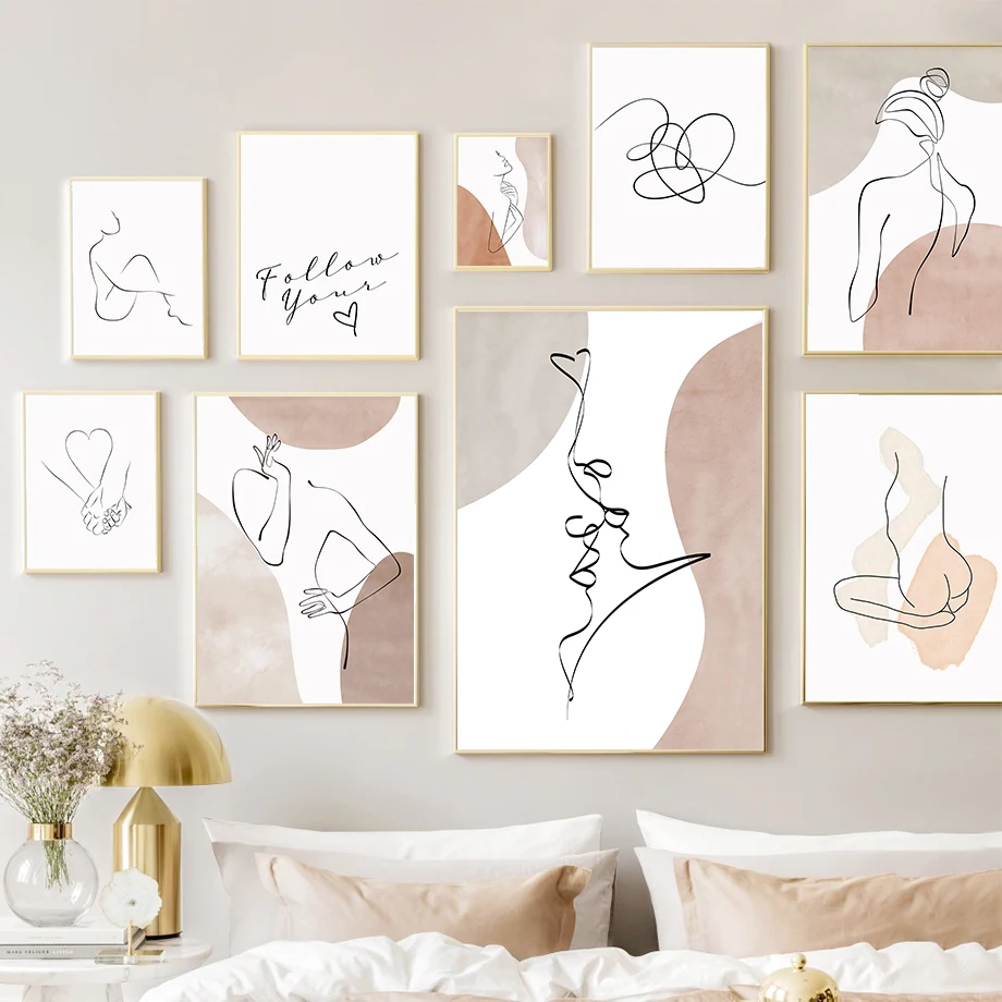 Wall Art Canvas Painting Modern Line Face Body Girl Color Block Nordic Posters And Prints Wall Pictures For Living Room Decor
Wall Art Canvas Painting Modern Line Face Body Girl Color Block Nordic Posters And Prints Wall Pictures For Living Room Decor