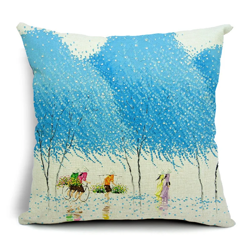 1PCS 45*45cm Fashion Printed Tree Car Seat Throw Pillowcase Cotton Pillow Cover Home Decor Sofa Decoration Cushion
1PCS 45*45cm Fashion Printed Tree Car Seat Throw Pillowcase Cotton Pillow Cover Home Decor Sofa Decoration Cushion