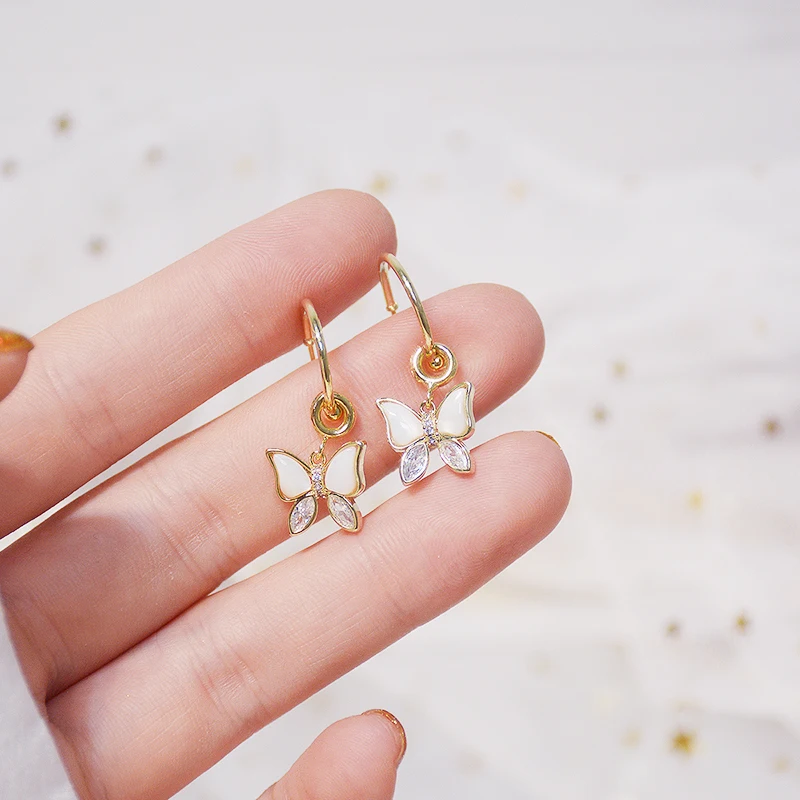Trendy Elegant 14K Real Gold Plated Butterfly Earrings for Women Top AAA Shiny Zircon S925 Silver Needle Stud Jewelry Party Gift
Trendy Elegant 14K Real Gold Plated Butterfly Earrings for Women Top AAA Shiny Zircon S925 Silver Needle Stud Jewelry Party Gift