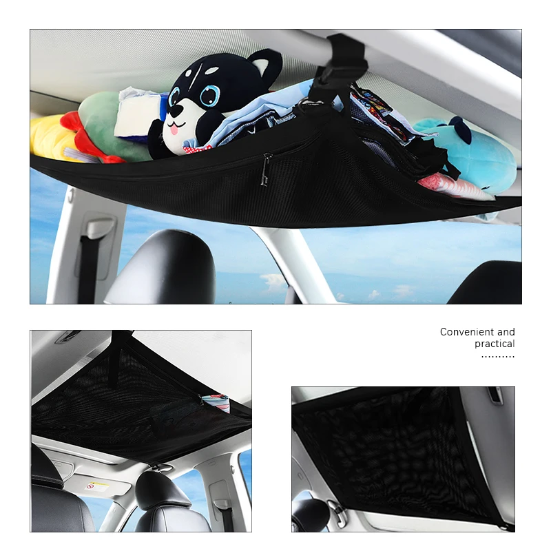 SUV Car Ceiling Storage Net Pocket Car Roof Bag Interior Cargo Net Breathable Mesh Bag Auto Stowing Tidying Interior Accessories
SUV Car Ceiling Storage Net Pocket Car Roof Bag Interior Cargo Net Breathable Mesh Bag Auto Stowing Tidying Interior Accessories