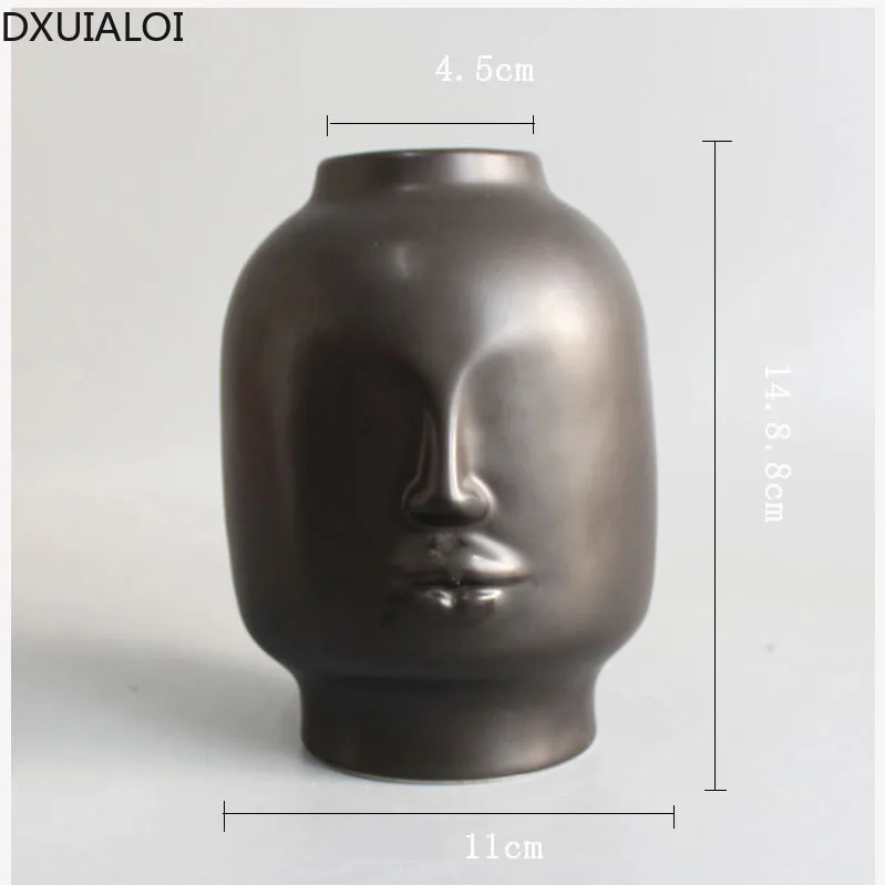 DXUIALOI Simple Lip Ceramic Vase Personality Face Art Vase Living Room Flower Arrangement Desktop Art Decoration Home Decoration
DXUIALOI Simple Lip Ceramic Vase Personality Face Art Vase Living Room Flower Arrangement Desktop Art Decoration Home Decoration