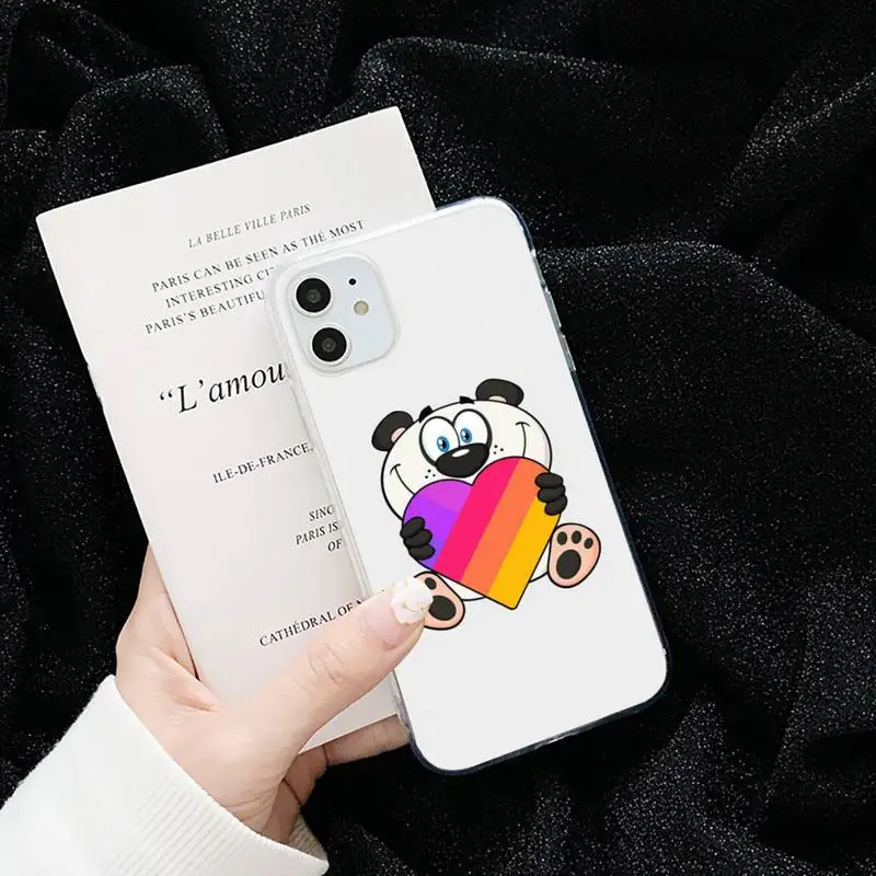 fashion Likee cat bear love heart art Phone Case Transparent iPhone 6 7 8 11 12 s mini pro X XS XR MAX Plus cover funda shell
fashion Likee cat bear love heart art Phone Case Transparent iPhone 6 7 8 11 12 s mini pro X XS XR MAX Plus cover funda shell