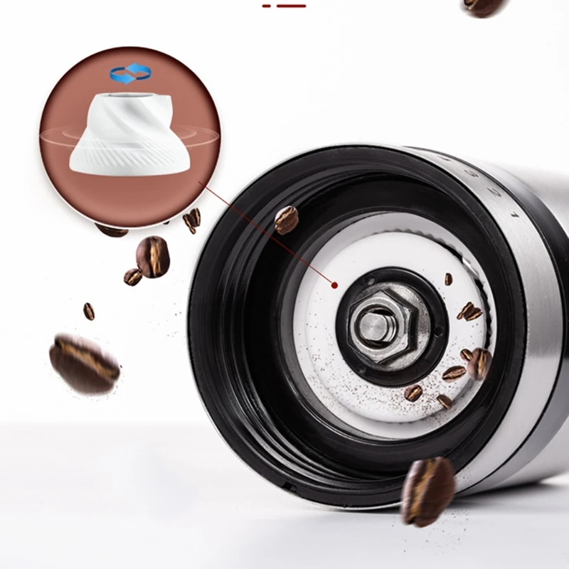 Manual Coffee Grinders with Ceramic Conical Burr Stainless Steel Handle Crank Mill for Drip Coffee Espresso French Press
Manual Coffee Grinders with Ceramic Conical Burr Stainless Steel Handle Crank Mill for Drip Coffee Espresso French Press