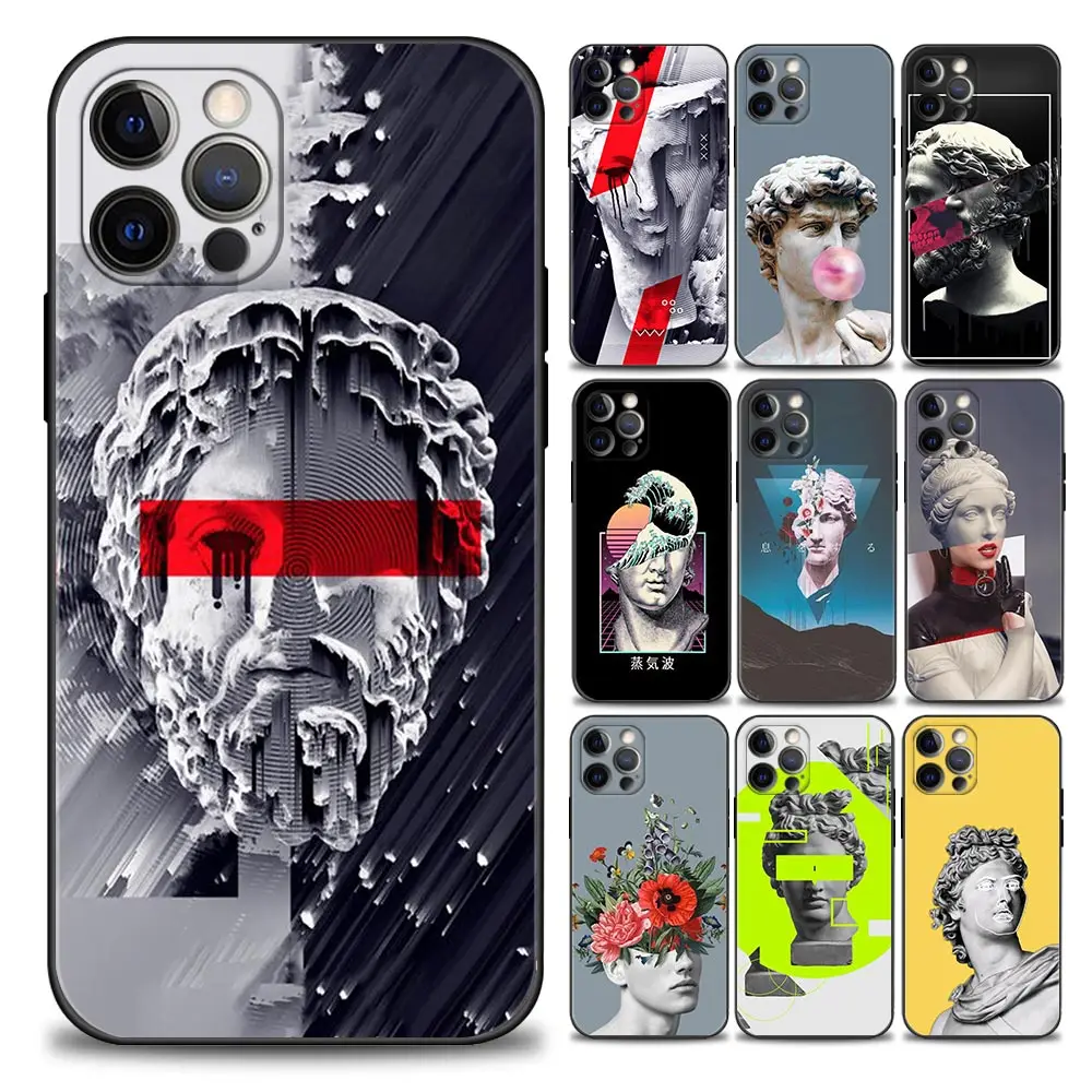 Art David Statue Flower Phone Case for iPhone 11 12 13 Pro Max 7 8 SE XR XS Max 5 5s 6 6s Plus Soft Silicone Cover Coque Funda
Art David Statue Flower Phone Case for iPhone 11 12 13 Pro Max 7 8 SE XR XS Max 5 5s 6 6s Plus Soft Silicone Cover Coque Funda