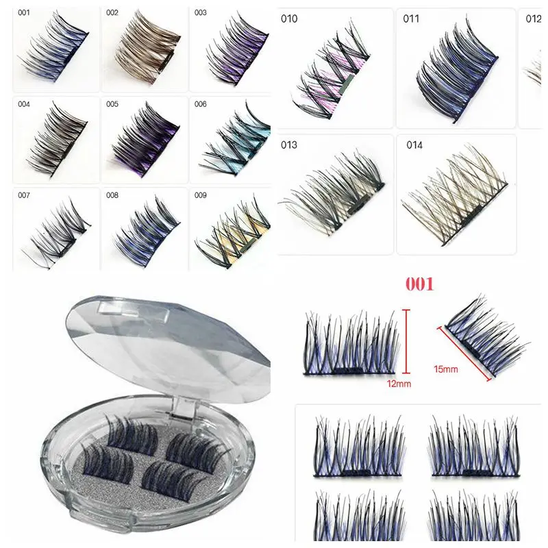 4pcs/pair colorful Magnetic Eye Lashes Colorful False Eyelashes Extension Resuable Magnet Eyelashes 14 design
4pcs/pair colorful Magnetic Eye Lashes Colorful False Eyelashes Extension Resuable Magnet Eyelashes 14 design