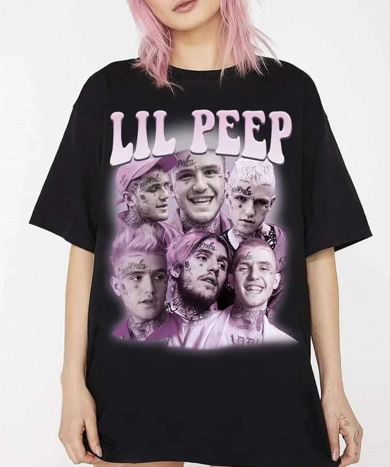 LIL PEEP Homage Shirt, Rap Hip Hop Shirt, Lil Peep Merch Shirt,O-neck T Shirt Homme Short Sleeve
LIL PEEP Homage Shirt, Rap Hip Hop Shirt, Lil Peep Merch Shirt,O-neck T Shirt Homme Short Sleeve