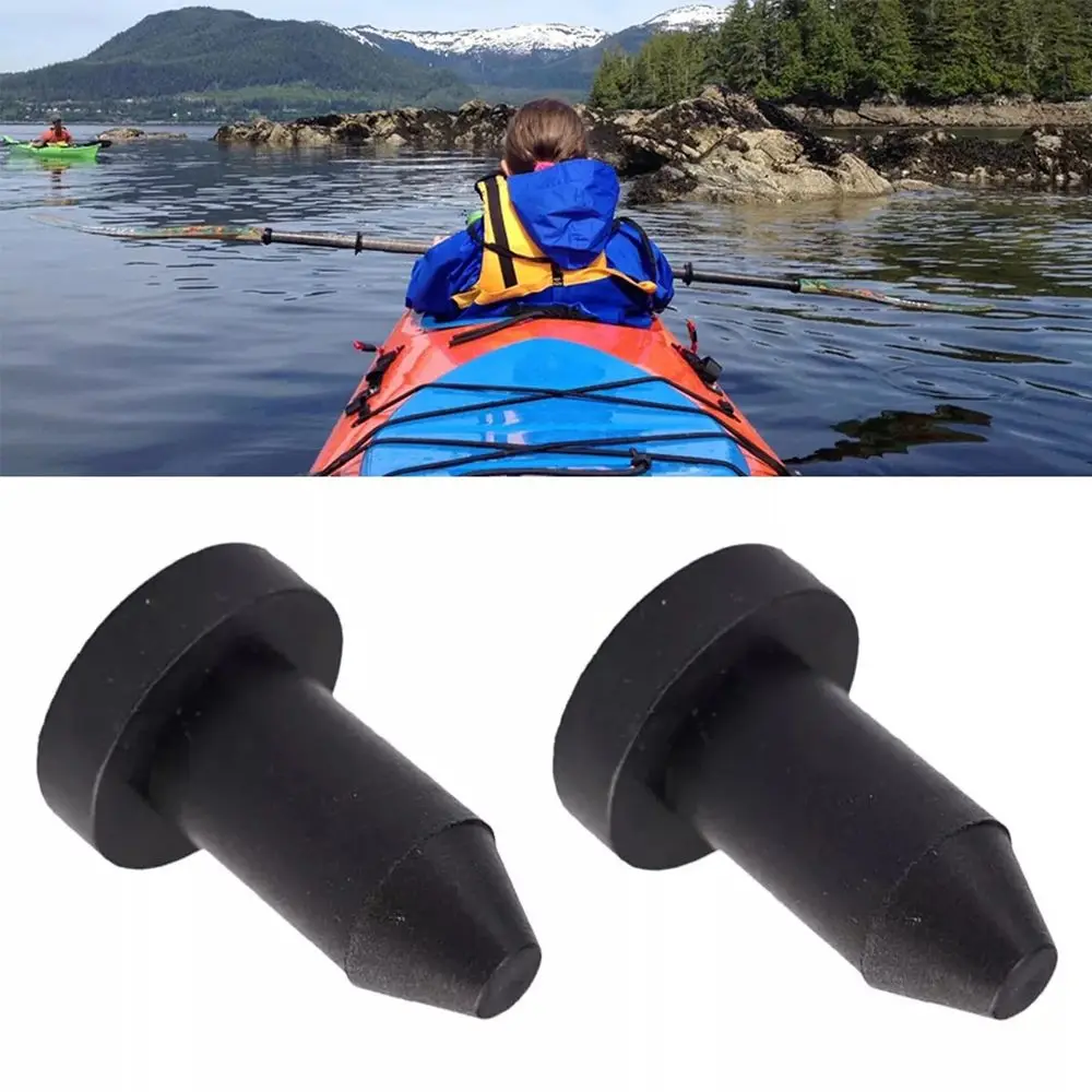 2Pcs Rubber Black Kayak Drain Plug Scupper Stopper Drain Holes Plugs Waterproof Marine Boat Kayak Accessories
2Pcs Rubber Black Kayak Drain Plug Scupper Stopper Drain Holes Plugs Waterproof Marine Boat Kayak Accessories