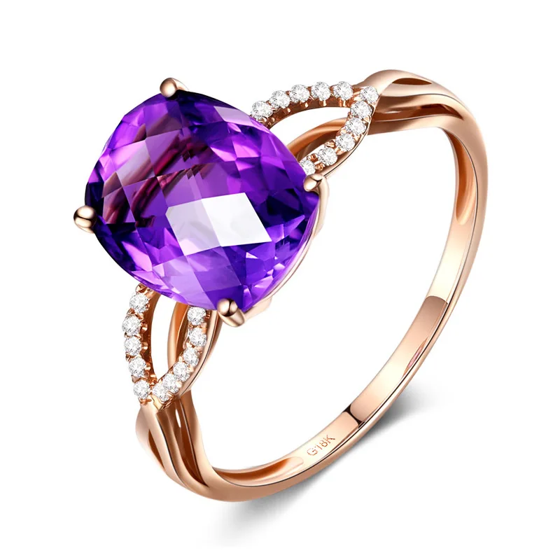 Fashion New Twist Arm Oval Crystal Ring Elegant Women's Inlay Purple Zircon Ring Trend Charm Women Cocktail Party Jewelry
Fashion New Twist Arm Oval Crystal Ring Elegant Women's Inlay Purple Zircon Ring Trend Charm Women Cocktail Party Jewelry