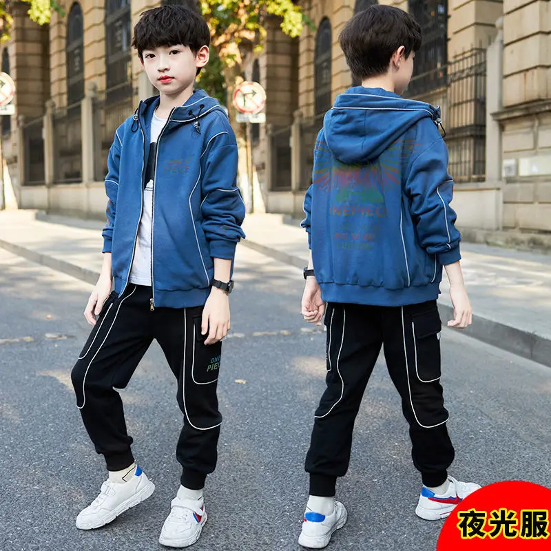 New Spring Autumn Baby Boys Set Kids Coat +Pants Sport Tracksuit Teenage Children Clothing Suit High Quality
New Spring Autumn Baby Boys Set Kids Coat +Pants Sport Tracksuit Teenage Children Clothing Suit High Quality