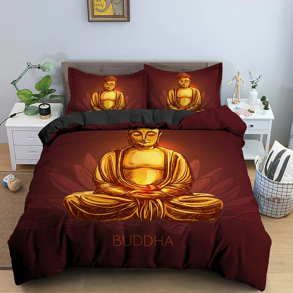 Buddha Statue Bedding Set Queen Size 3D Sunset Luxury Duvet Cover Blue Purple Comforter Covers Sets 2/3Pcs
Buddha Statue Bedding Set Queen Size 3D Sunset Luxury Duvet Cover Blue Purple Comforter Covers Sets 2/3Pcs