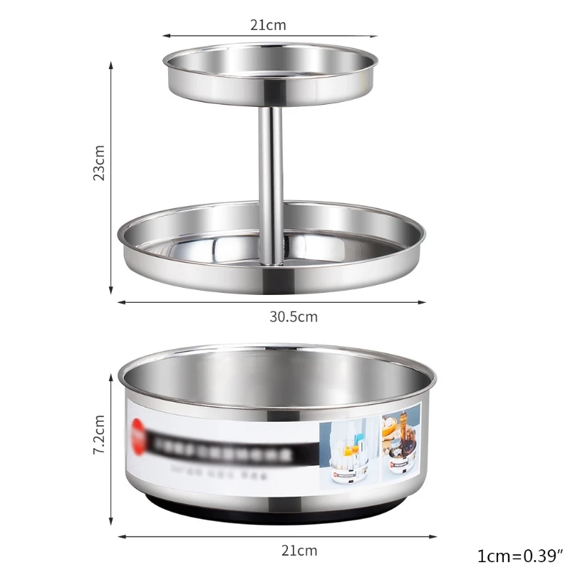 C9GA 1/2 Tier Lazy Susan Turntable Cabinet Organizer 360 Degree Rotating Spice Rack Non-Skid Spinning Holder for Pantry Kitchen
C9GA 1/2 Tier Lazy Susan Turntable Cabinet Organizer 360 Degree Rotating Spice Rack Non-Skid Spinning Holder for Pantry Kitchen