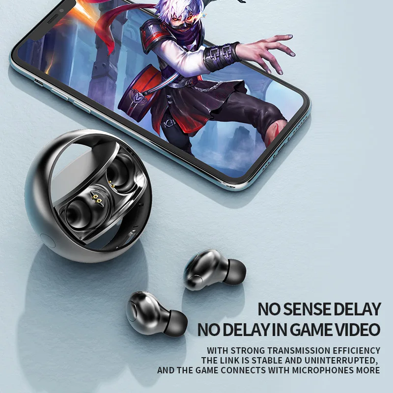 The New TWS Wireless Earphones Bluetooth 5.0 Headphones Sports Earbuds Waterproof Headset With Charging Box Наушники Bluetooth
The New TWS Wireless Earphones Bluetooth 5.0 Headphones Sports Earbuds Waterproof Headset With Charging Box Наушники Bluetooth