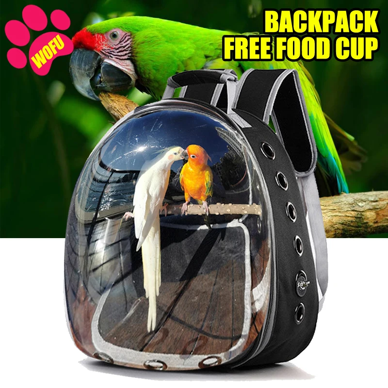 WOFUWOFU Outdoor Bird Backpack Bird Cage Breathable Parrots Cage Airy Travel Bag Easy Cleaning Pet Supply Bird Lovers
WOFUWOFU Outdoor Bird Backpack Bird Cage Breathable Parrots Cage Airy Travel Bag Easy Cleaning Pet Supply Bird Lovers