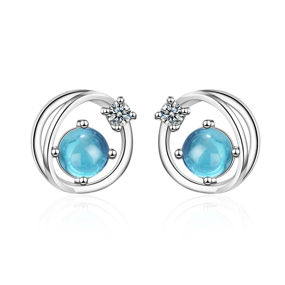 Prevent allergy 925 Sterling Silver Crystal Planet Round Bead Stud Earrings For Women Wedding Party Jewelry Pendientes eh219
Prevent allergy 925 Sterling Silver Crystal Planet Round Bead Stud Earrings For Women Wedding Party Jewelry Pendientes eh219