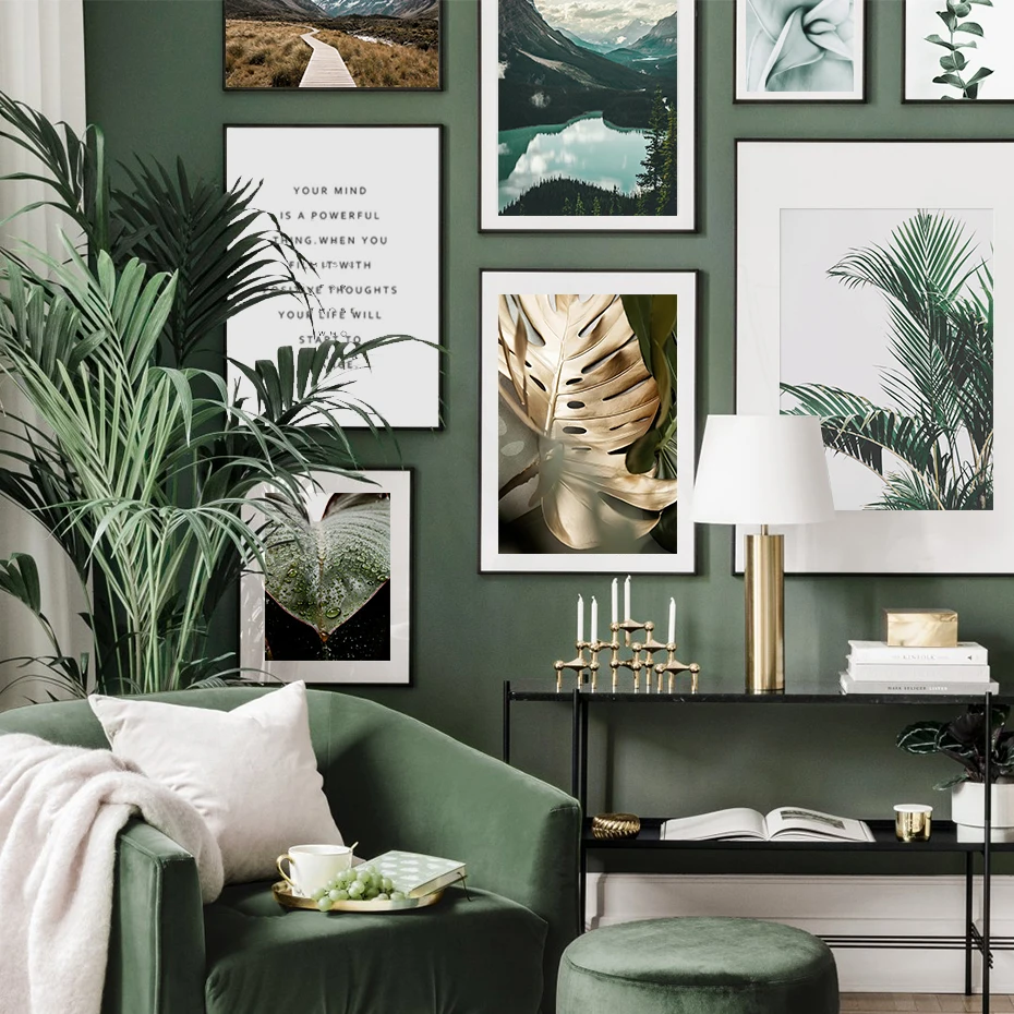 Modern Green and Golden Leaves Landscape Quotes Poster Canvas Wall Art Prints Picture Living Room Home Interior DecorPainting
Modern Green and Golden Leaves Landscape Quotes Poster Canvas Wall Art Prints Picture Living Room Home Interior DecorPainting