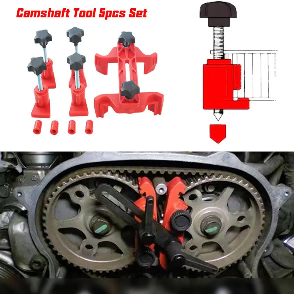 5Pcs Universal Cam Camshaft Lock Holder Car Engine Cam Timing Locking Retainer Timing Belt Fix Changer Cam Automotive Tool Set
5Pcs Universal Cam Camshaft Lock Holder Car Engine Cam Timing Locking Retainer Timing Belt Fix Changer Cam Automotive Tool Set