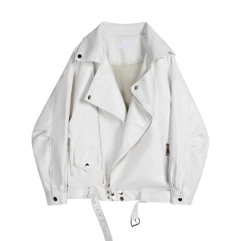 2021 spring and autumn new Korean version loose and versatile locomotive short leather female jacket jacket
2021 spring and autumn new Korean version loose and versatile locomotive short leather female jacket jacket