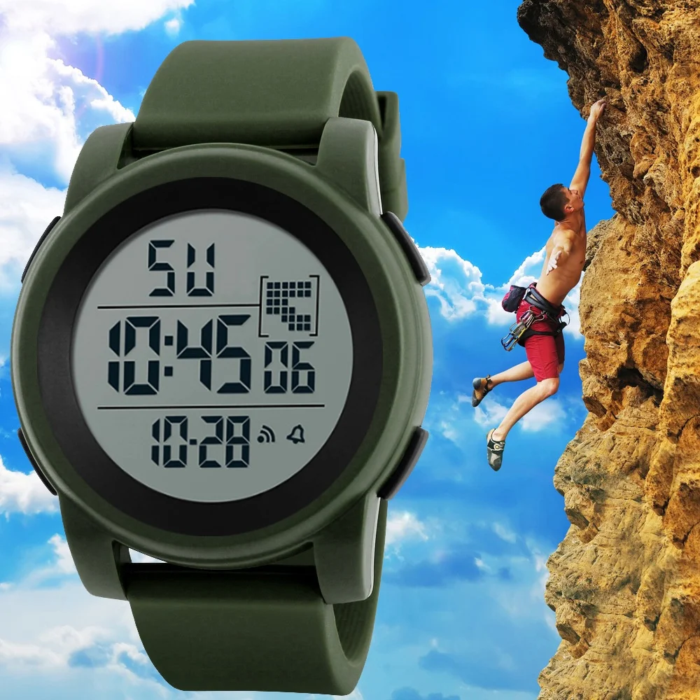 Outdoor Sports Watch Waterproof Big Dial Digital alarm Electronic Wristwatch original relo For Men Fast delivery
Outdoor Sports Watch Waterproof Big Dial Digital alarm Electronic Wristwatch original relo For Men Fast delivery